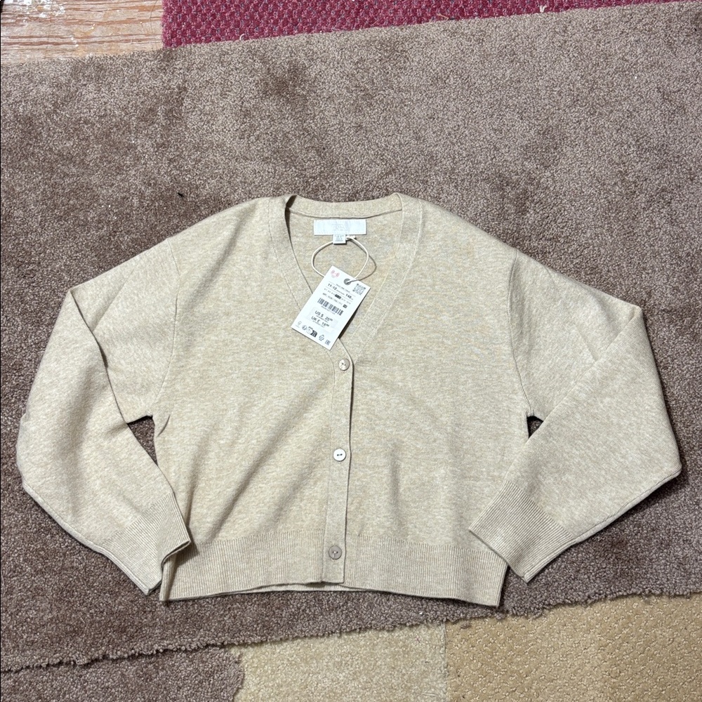 NWT Zara Sweater Cardigan girls 11